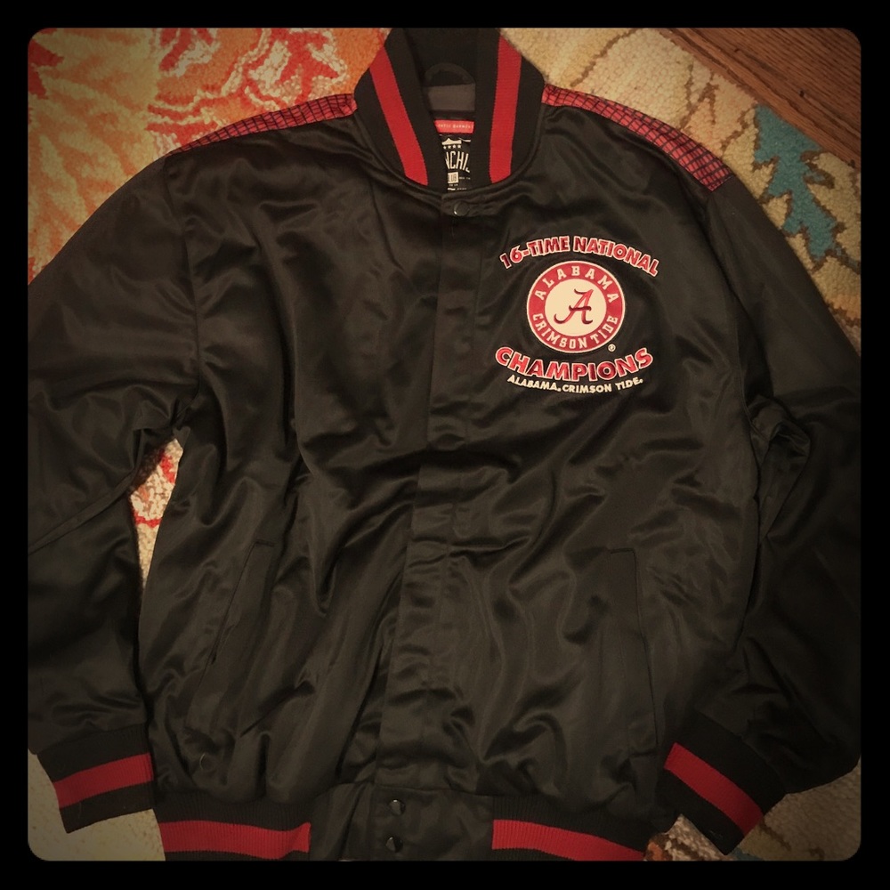 Crimson Tide championship snap button jacket